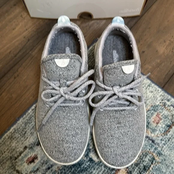 Allbirds women's wool runners Dapple Grey (Cream Sole) size 8 - Picture 4 of 10